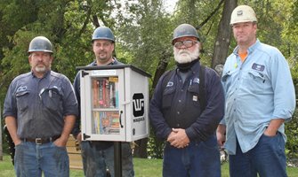 Foundry installs Little Free Library